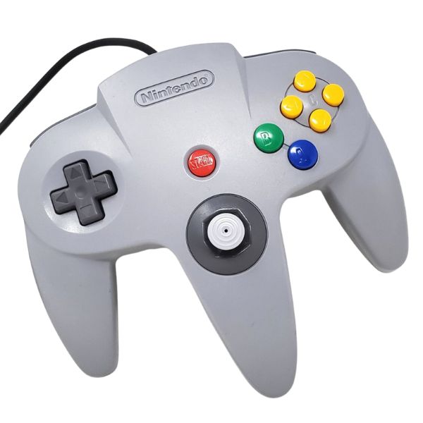Original Grå Kontroll for Nintendo 64 (N64) - Retrospillkongen