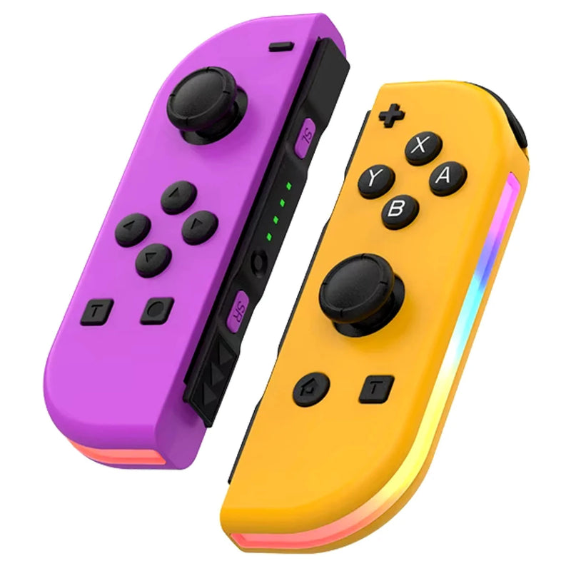 Trådløs JoyPad kontrollere med RGB lys for Nintendo Switch