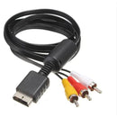 RCA Av-Kabel for Sony Playstation (PS1, PS2 og PS3) - Retrospillkongen