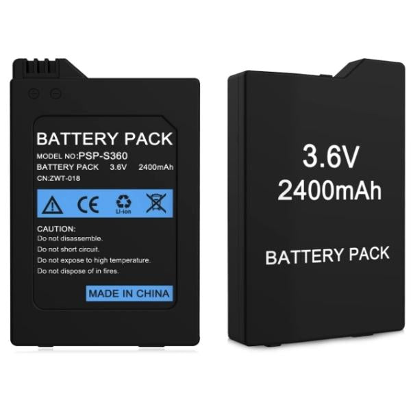 3.6V, 2400mAh Li-ion Batteri for PSP-2000/3000 SLIM - Retrospillkongen