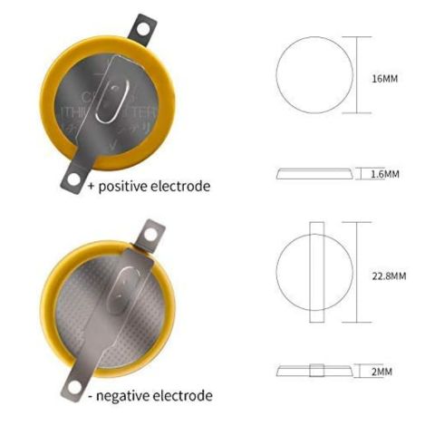 CR1616 GameBoy Lithium Cell Batteri (3V) - 10 pakning - Retrospillkongen