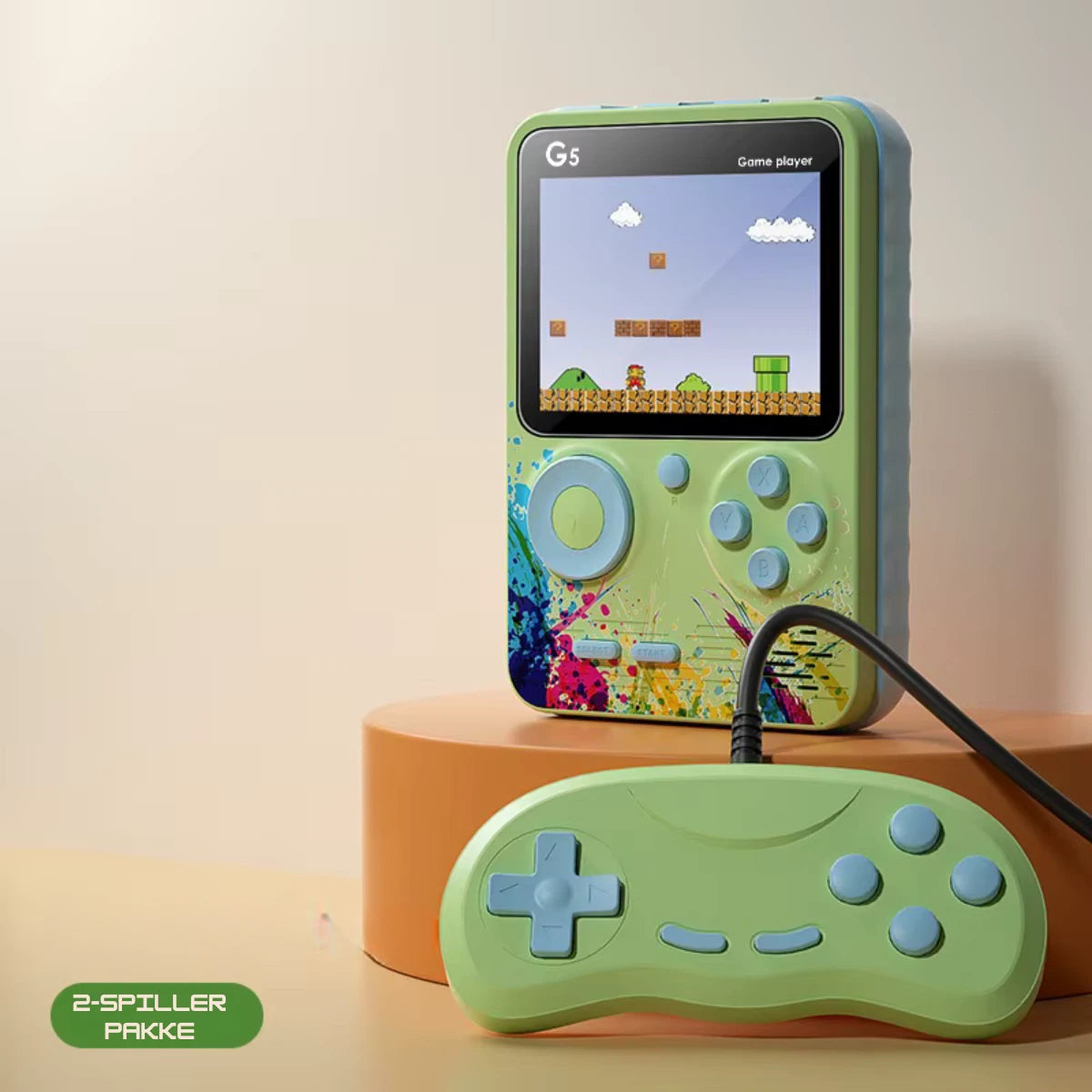 G5 Retro Game Box, med 500+ spill - Retrospillkongen