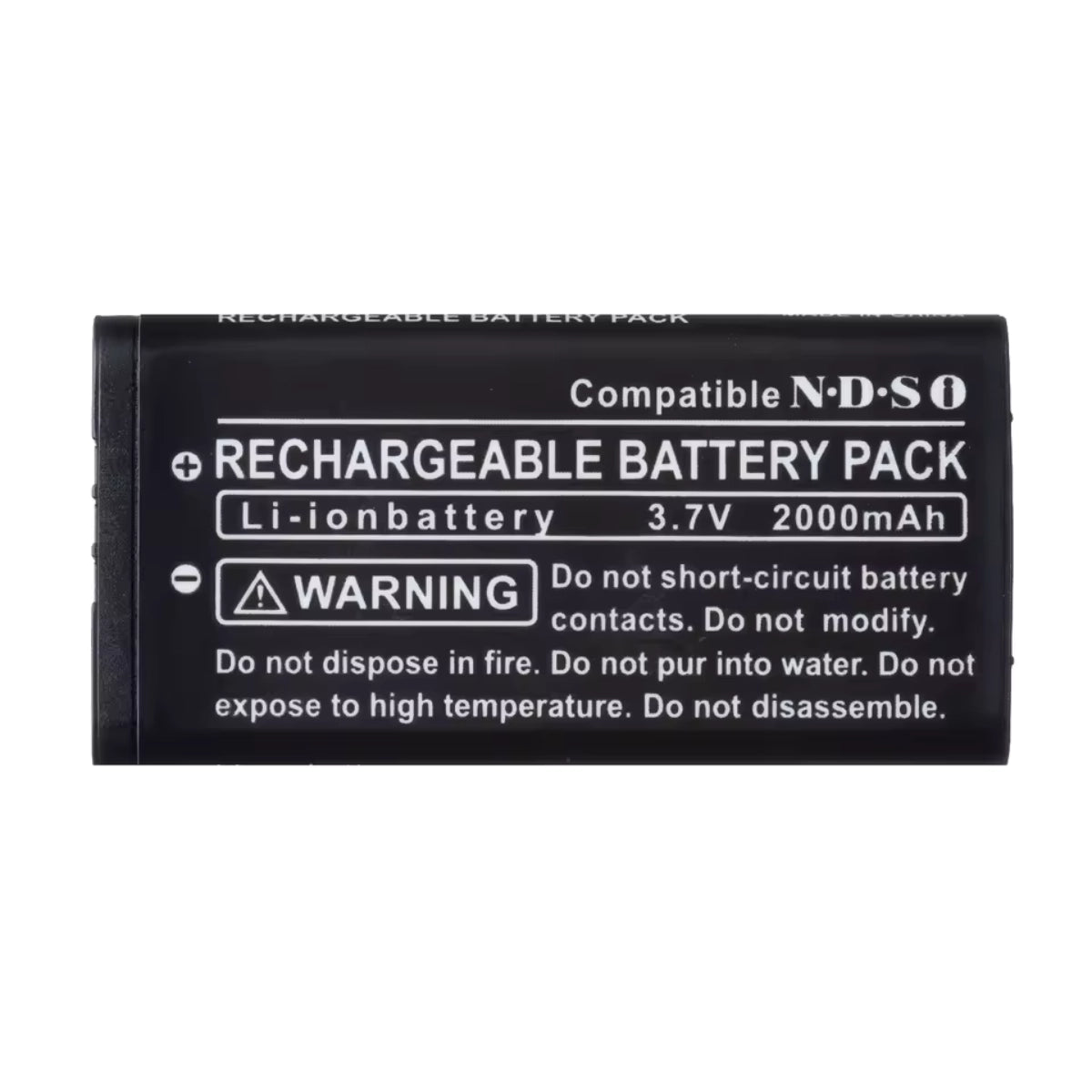 Kompatibelt Batteri til Nintendo DSi, 3.7V, 2000mAh Li-ion - DS - Retrospillkongen
