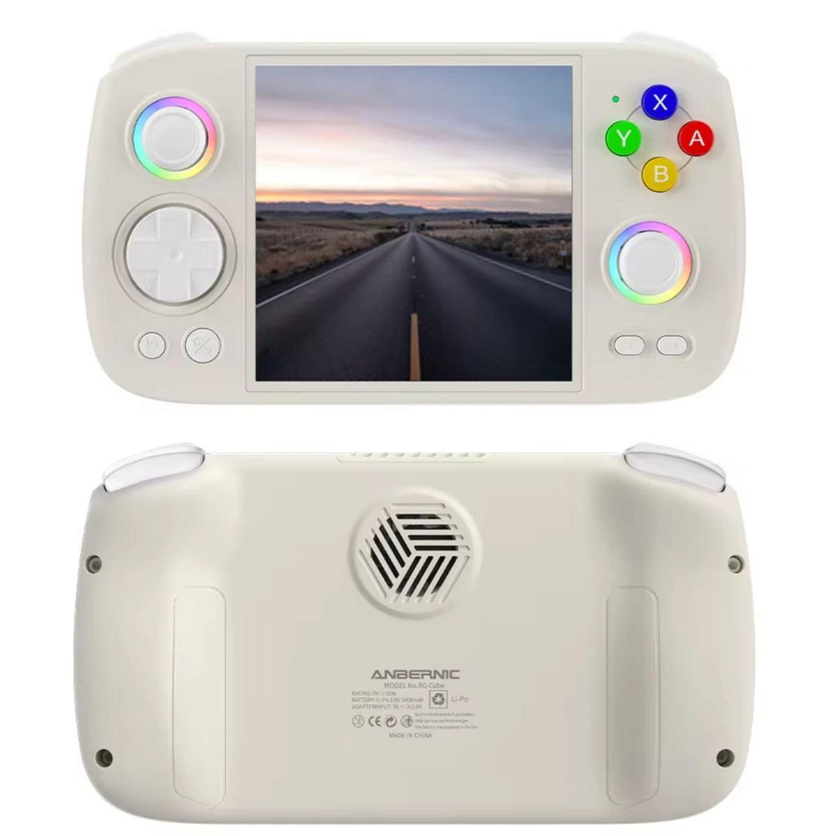 Anbernic RG Cube: 4000+ Spill, 128GB, IPS-Skjerm - Retrospillkongen