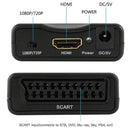 SCART til HDMI Omformer Adapter (720p, 1080p) - Retrospillkongen