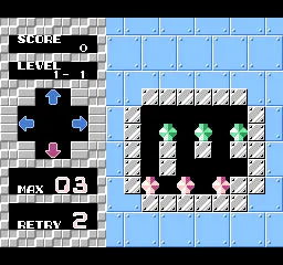 Puzznic - NES spill (NTSC, US, Canada) - Retrospillkongen