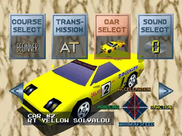 Ridge Racer - PS1 spill - Retrospillkongen