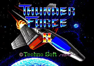 Thunder Force II - SEGA Mega Drive spill - Retrospillkongen