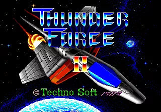 Thunder Force II - SEGA Mega Drive spill