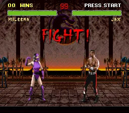 Mortal Kombat II - SNES spill - Retrospillkongen