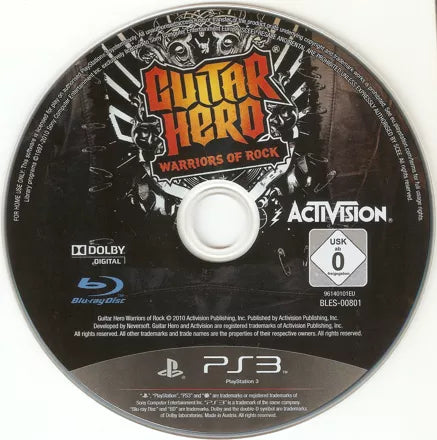 Guitar Hero: Warriors of Rock - PS3 spill - Retrospillkongen