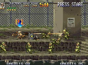 Metal Slug 4 - PS2 spill