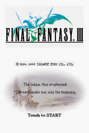 Final Fantasy III - Nintendo DS spill