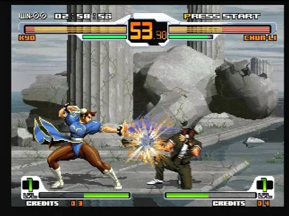 SNK vs. Capcom SVC Chaos - PS2 Spill