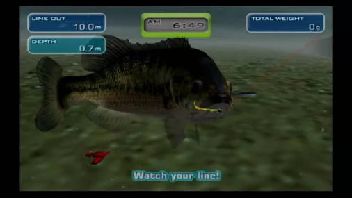 Big Catch Bass Fishing - Wii spill