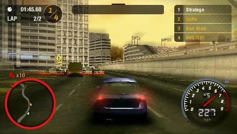 Need for Speed: Most Wanted 5-1-0 - PSP spill - Retrospillkongen