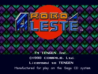 Robo Aleste - SEGA Mega-CD spill - Retrospillkongen