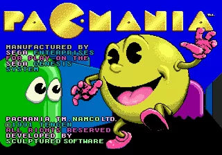 Pac-Mania - SEGA Mega Drive spill - Retrospillkongen