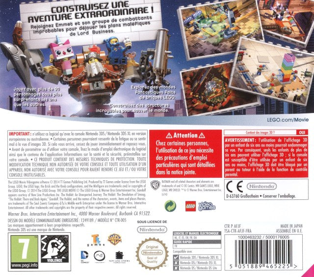 LEGO The LEGO Movie Videogame - Nintendo 3DS spill - Retrospillkongen