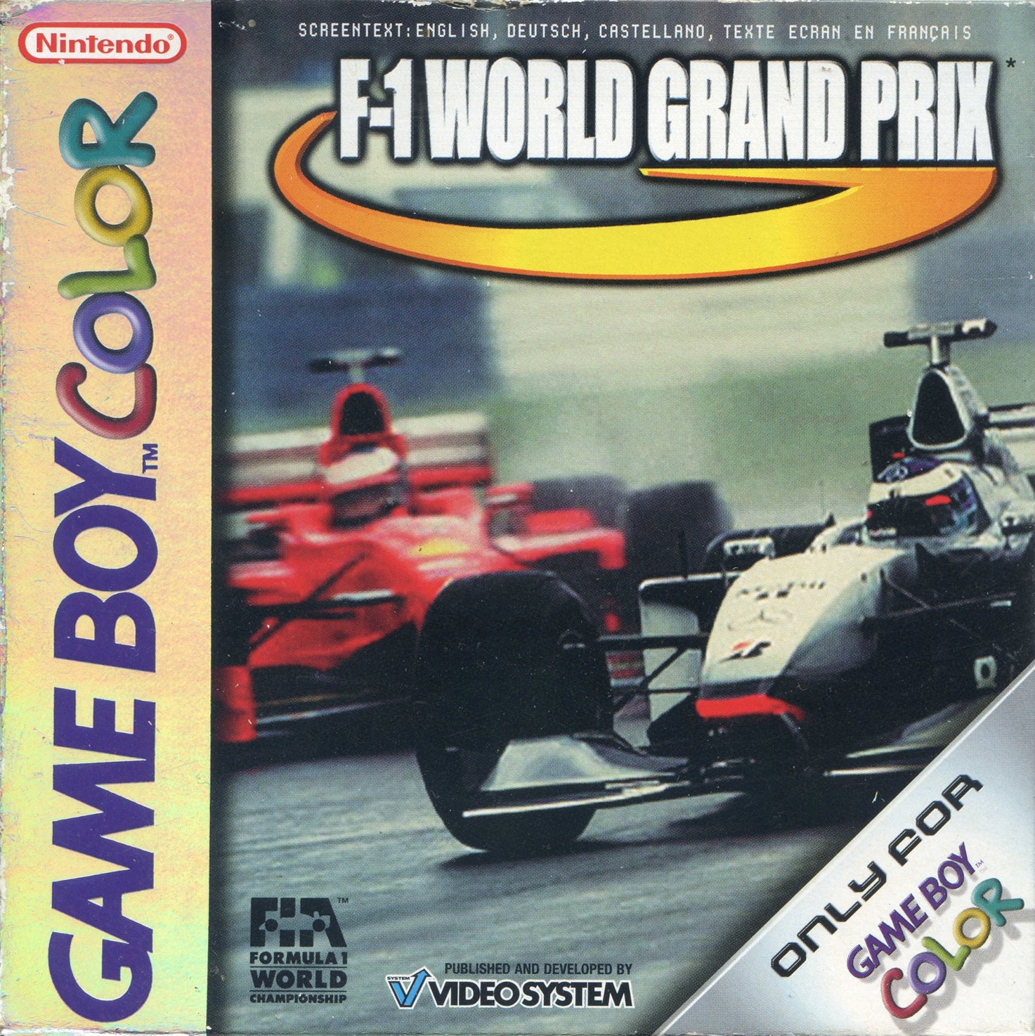 F-1 World Grand Prix - GBC spill - Retrospillkongen