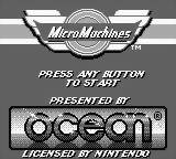 Micro Machines - Gameboy spill - Retrospillkongen