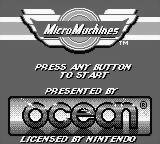 Micro Machines - Gameboy spill