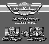 Micro Machines - Gameboy spill