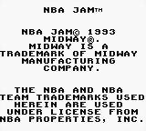NBA Jam - Gameboy spill