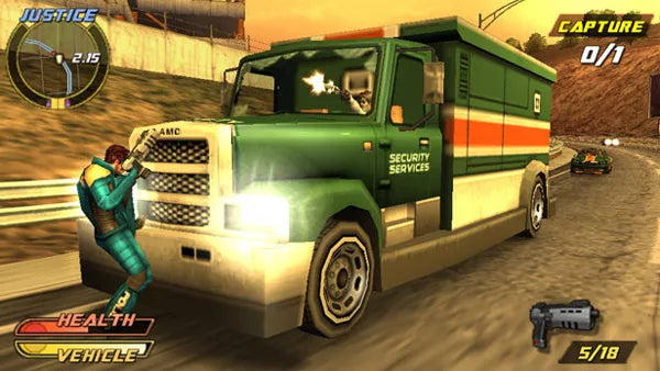 Renovert Pursuit Force: Extreme Justice - PSP spill - Retrospillkongen