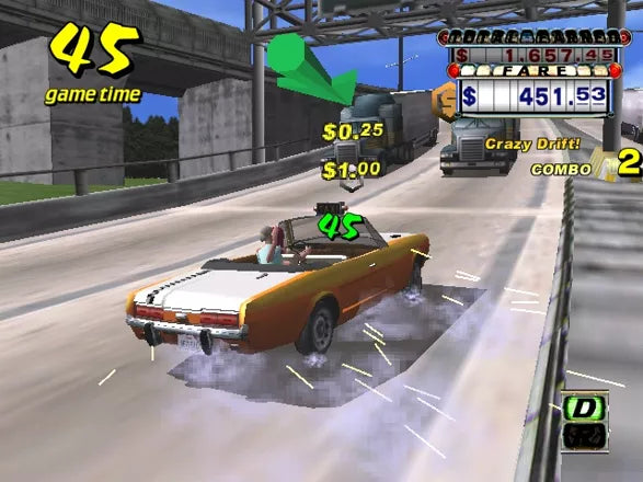Crazy Taxi - Dreamcast spill - Retrospillkongen