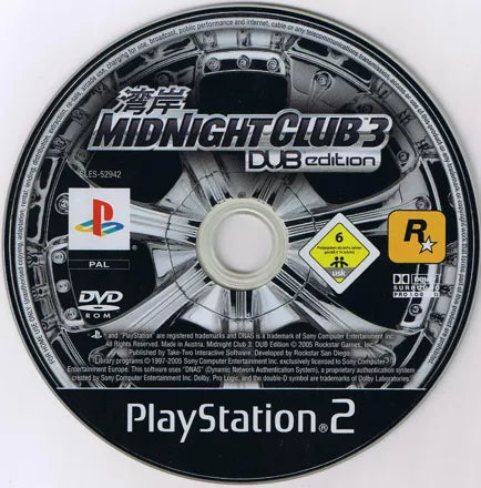 Midnight Club 3: DUB Edition - PS2 Spill