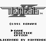 Nemesis II: The Return of the Hero - Gameboy spill - Retrospillkongen