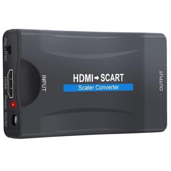 HDMI til SCART Omformer Adapter (1080p) - Retrospillkongen