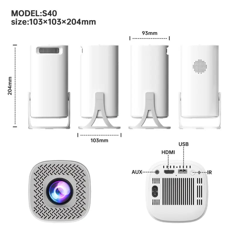 S40 Max spillprojektor, 30.000+ Spill inkludert - Retrospillkongen
