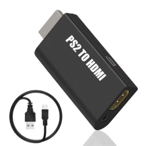 HDMI Konverter Adapter for Sony PlayStation 2 (PS2) - Retrospillkongen
