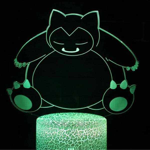 RGB LED-lamper med Pokemon Motiv