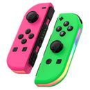 Trådløs JoyPad kontrollere med RGB lys for Nintendo Switch