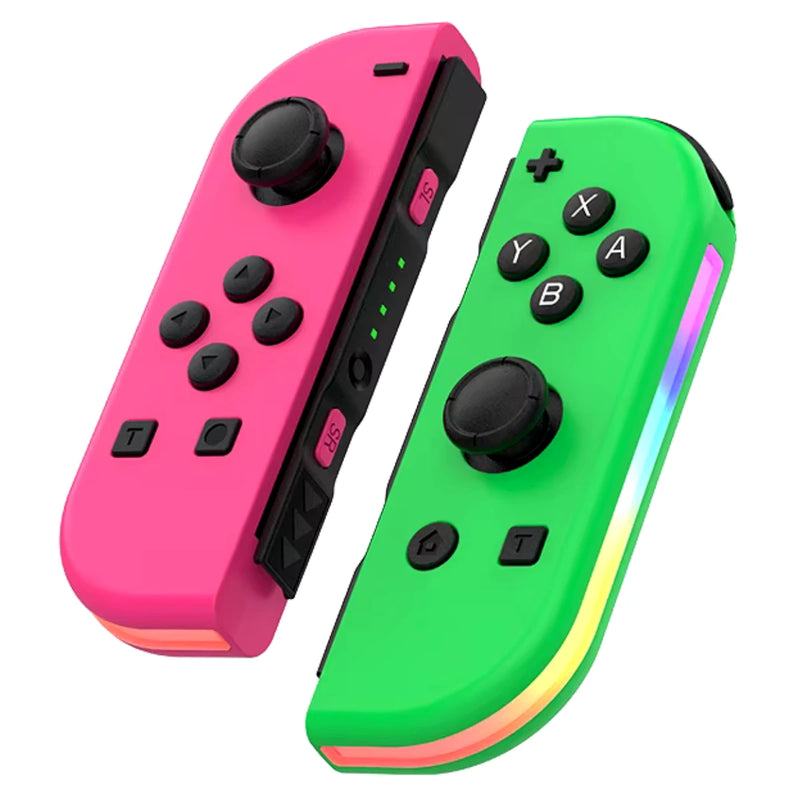 Trådløs JoyPad kontrollere med RGB lys for Nintendo Switch