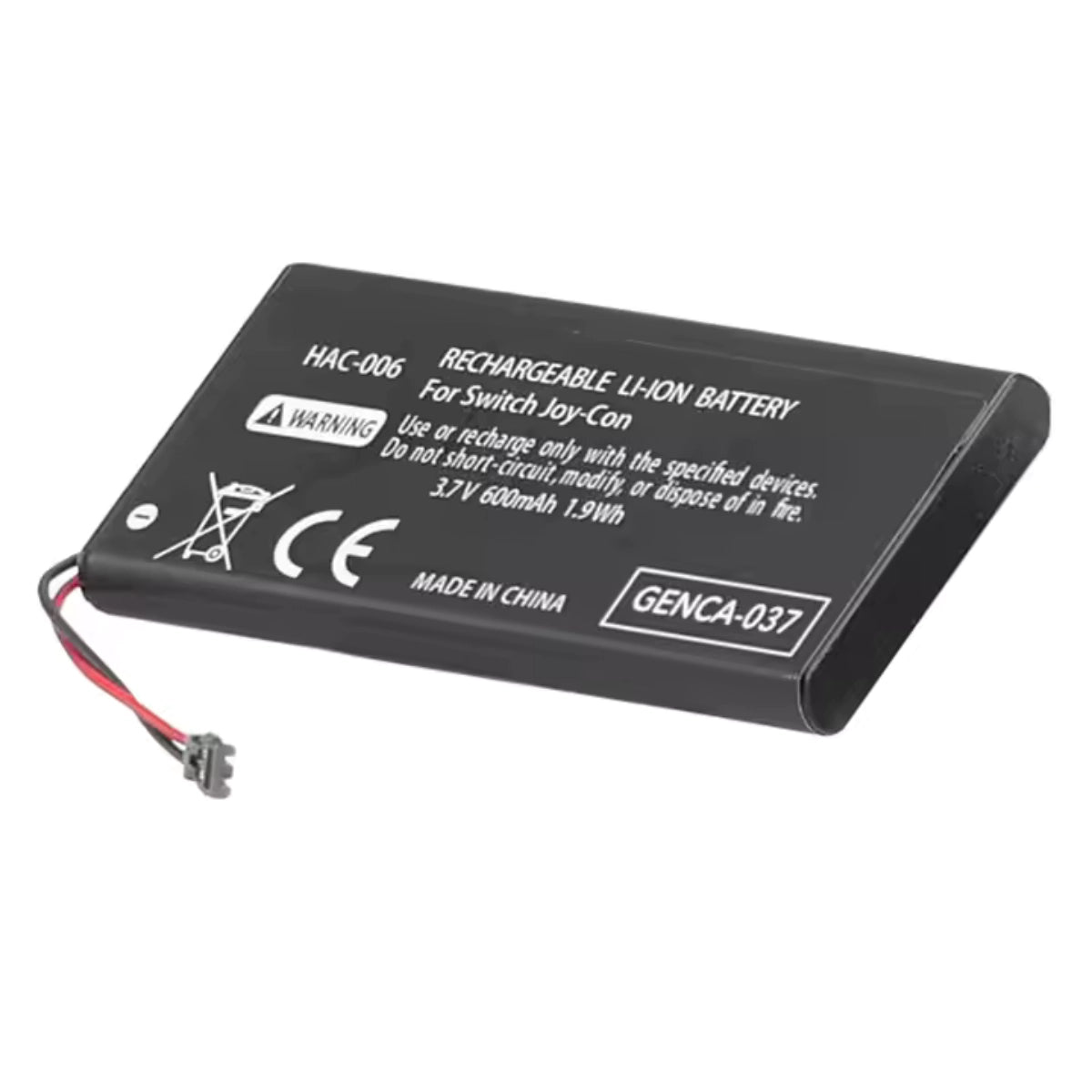 Kompatibelt Batteri til Nintendo Switch Joy-Con, 3.7V, 600mAh Li-ion - Switch - Retrospillkongen