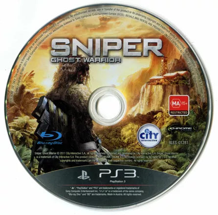 Sniper: Ghost Warrior - PS3 spill - Retrospillkongen