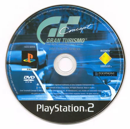 Gran Turismo Concept: 2002 Tokyo-Geneva - PS2 spill