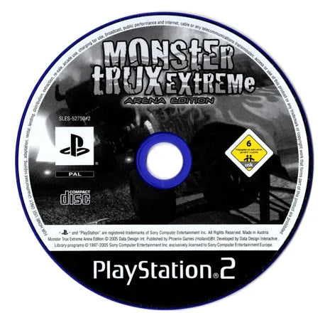 Monster Trux Extreme: Arena Edition - PS2 spill