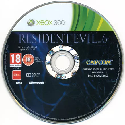 Resident Evil 6 - Xbox 360 spill