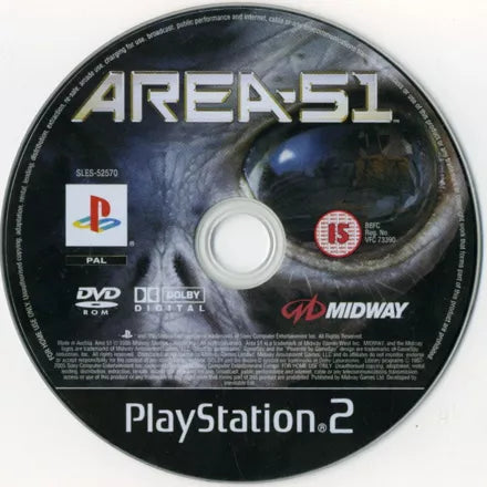 Area-51 - PS2 spill