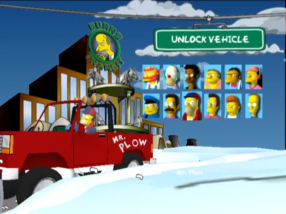 The Simpsons: Road Rage - PS2 Spill