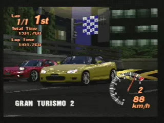 Gran Turismo 2: The Real Driving Simulator - PS1 spill - Retrospillkongen
