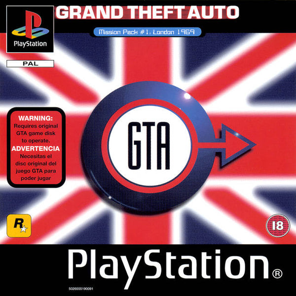 Grand Theft Auto Mission Pack #1: London 1969 - PS1 spill