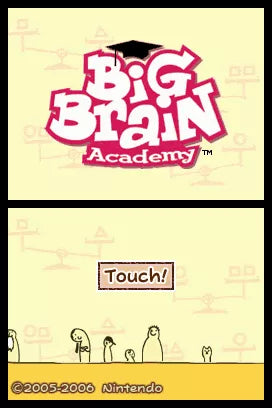 Big Brain Academy - Nintendo DS spill - Retrospillkongen