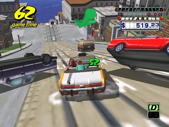 Crazy Taxi - Dreamcast spill - Retrospillkongen