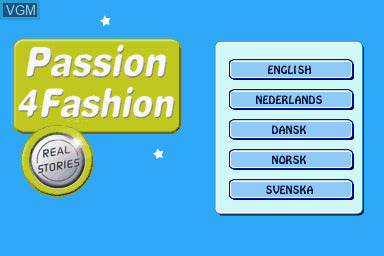 Real Stories: Passion 4 Fashion - Nintendo DS spill - Retrospillkongen
